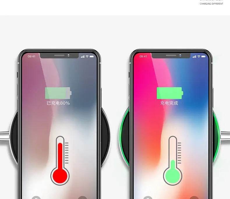 Wireless Charger For I-Phone Fast Wireless Charging Pad For Sam-sung High Speed Smart Light - ProTrendyz