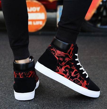 Spring high top shoes Korean Edition men''s shoes - ProTrendyz