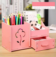 Multi-function pen holder creative student cartoon children desktop small storage box - ProTrendyz