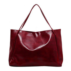 Vintage Women's Tote Bag Athletic Casual Fashion Large Capacity Leather Shoulder Bag Shopper Harajuku Simple Handbag US - ProTrendyz