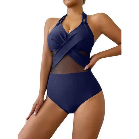 New Fashion One-piece Swimsuit Solid Color - ProTrendyz