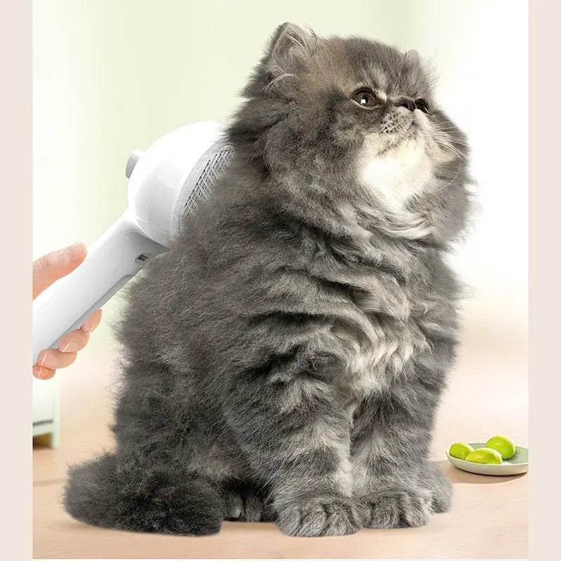 Pet Comb Self Cleaning Pets Hair Remover Brush For Dogs Grooming Tools Dematting Comb Built-in Mist Humidifier Pet Products - ProTrendyz