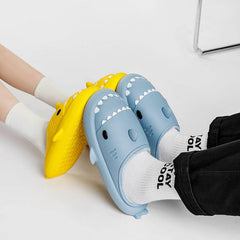 Cartoon Shark Shoes Home Slippers EVA Lovers Slippers Winter Soft Bottom Waterproof Shoes - ProTrendyz