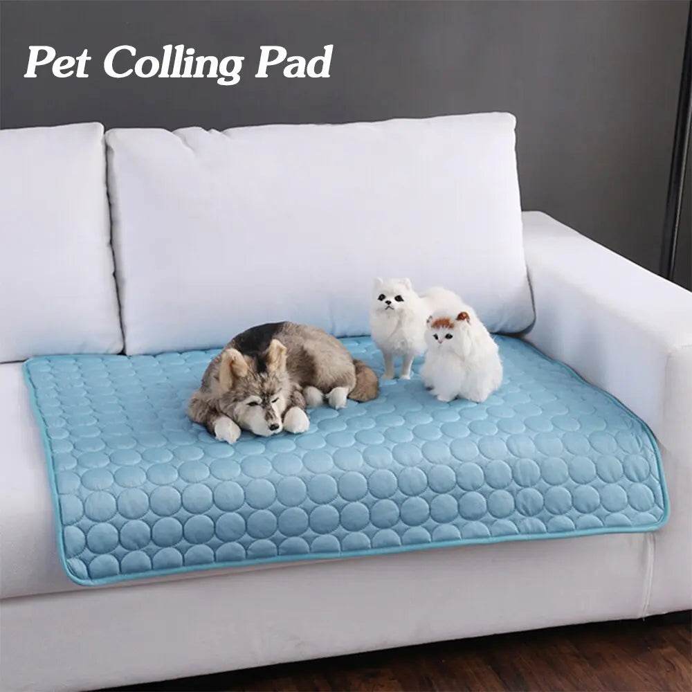 Pet Dog Cat Ice Silk Cold Nest Pad For Cooling In Summer Pet Summer Products - ProTrendyz