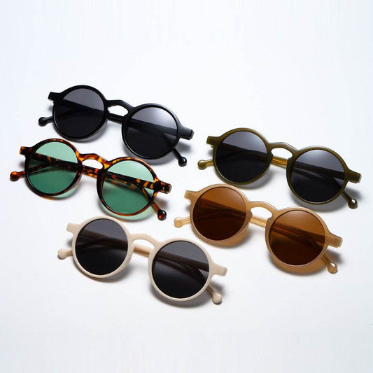 Small Round Frame All Match UV Protection Sunglasses - ProTrendyz