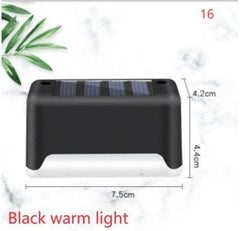 New Upgrade Waterproof LED Solar Fence Lamp Solar Deck Lights Solar Step Light Outdoor For Patio Stairs Garden Pathway Step Yard - ProTrendyz