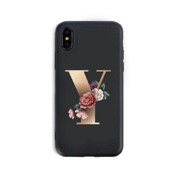 26 English Alphabet Silicone Phone Cases - ProTrendyz