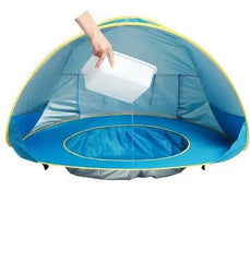 Baby Beach Tent Kids Outdoor Camping Easy Fold Up Fold Down Waterproof Up Sun Awning Tent UV-protecting - ProTrendyz