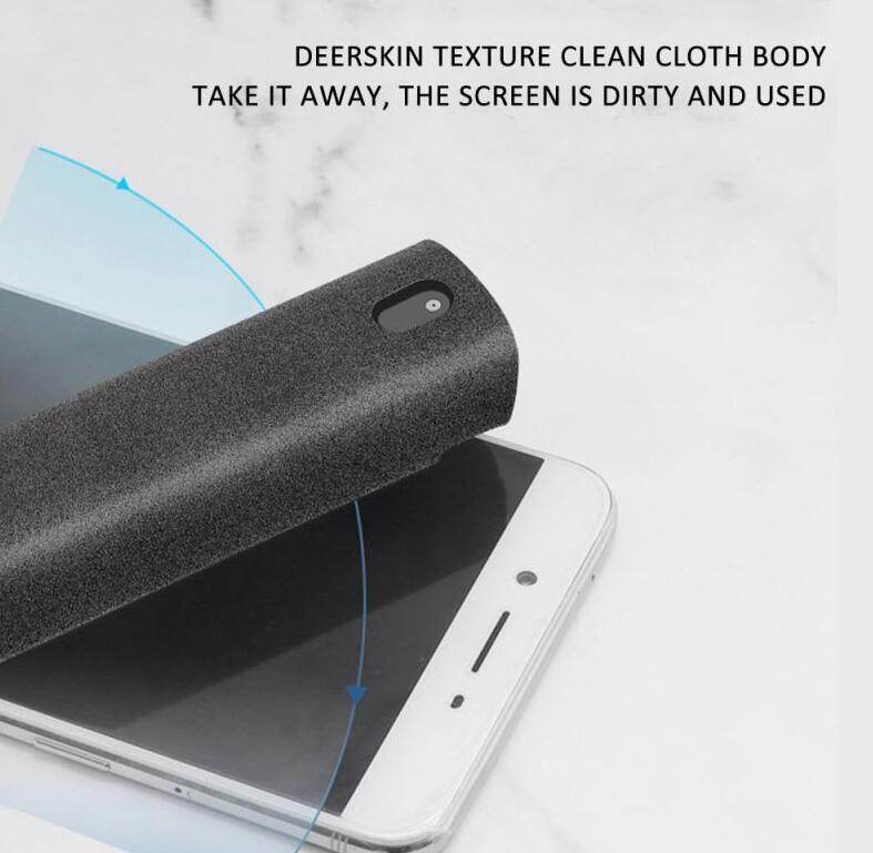 2 In 1 Phone Computer Screen Cleaner Kit For Screen Dust Removal Microfiber Cloth Set - ProTrendyz