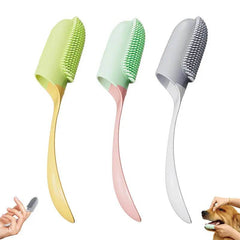 Dog Tooth Cleaning Brush Care Finger Wrap Cat Dog Oral Cleaning Toothbrush Tool Silicone Dog Cat Finger Toothbrush Supplies Pet Products - ProTrendyz