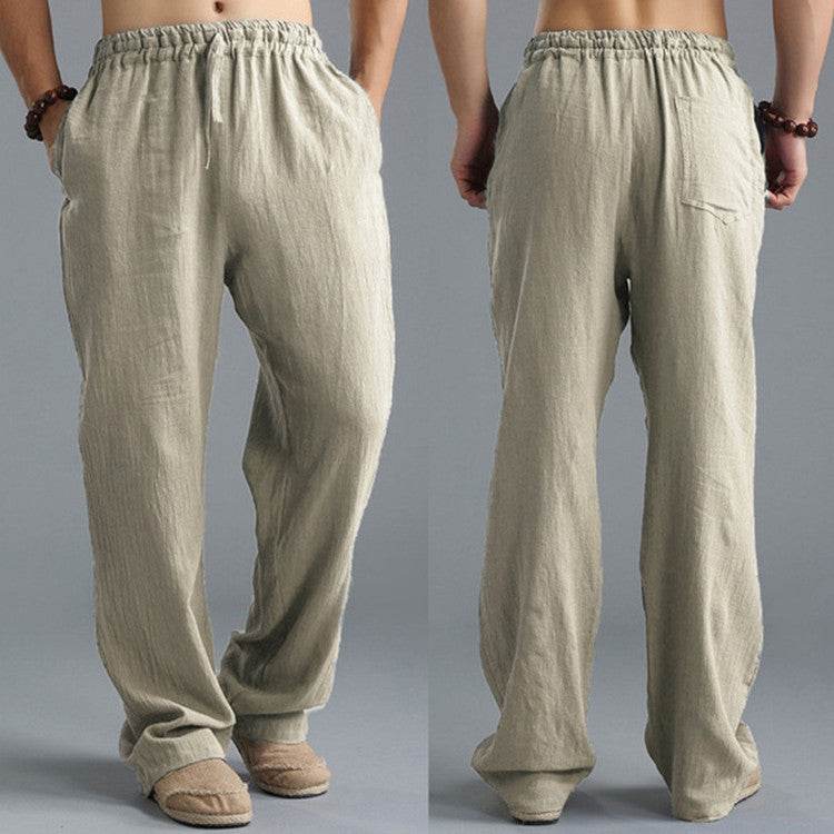 Men's Breathable Linen Loose Casual Sports Pants - ProTrendyz