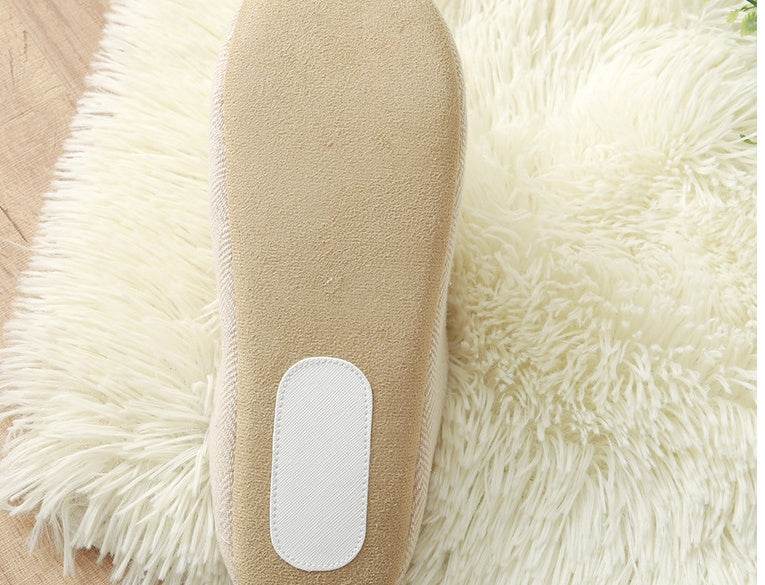 Men's Cotton Black Autumn Season Home Furnishing East Indoor Household Warm Slippers Soft Bottom Good Anti-skid Slippers - ProTrendyz