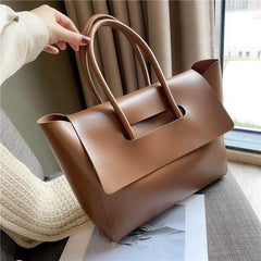 Fashion Women Shoulder Bags Large Capacity Handbags Simple Retro Tote Bags Solid Color Famous Brand High Quality Bags - ProTrendyz