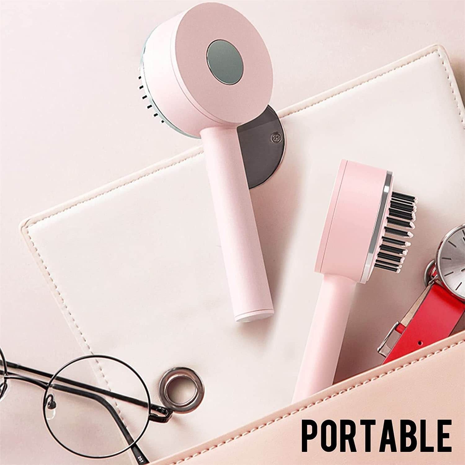 3D Air Cushion Massager Brush With Retractable Bristles Self Cleaning Hair Brush Massage One-key Self-cleaning Hair Brush Anti-Static Airbag Massage Comb For Women Curly Hair Brush - ProTrendyz