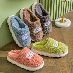Warm Plush Slippers Home Shoes For Women Couple Winter Slippers - ProTrendyz