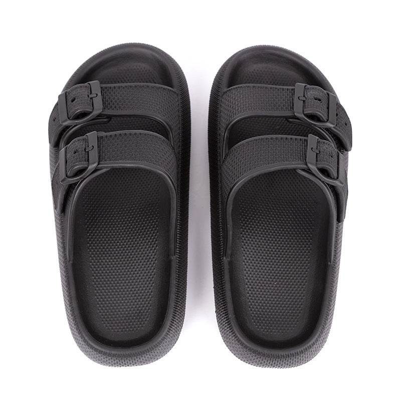 Platform Slippers Women's Summer Buckle Home Shoes Fashion Outdoor Wear Soft Bottom Sandals - ProTrendyz