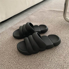 Solid Color Japanese Style Sandals And Slippers Non-slip Bath Bathroom Slippers - ProTrendyz