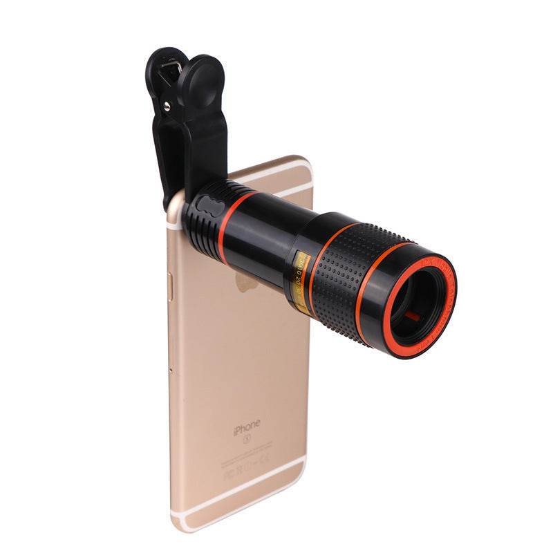 Zoom Mobile Phone Clip-On Retractable Telescope Camera Lens For Galaxy S3 S4 S5 S6 S7 Edge Phone - ProTrendyz