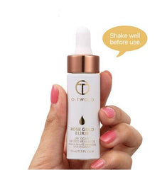 24k Rose Gold Elixir Skin Make Up Oil For Face Essential Oil Before Primer Foundation Moisturizing Face Oil Anti-aging - ProTrendyz