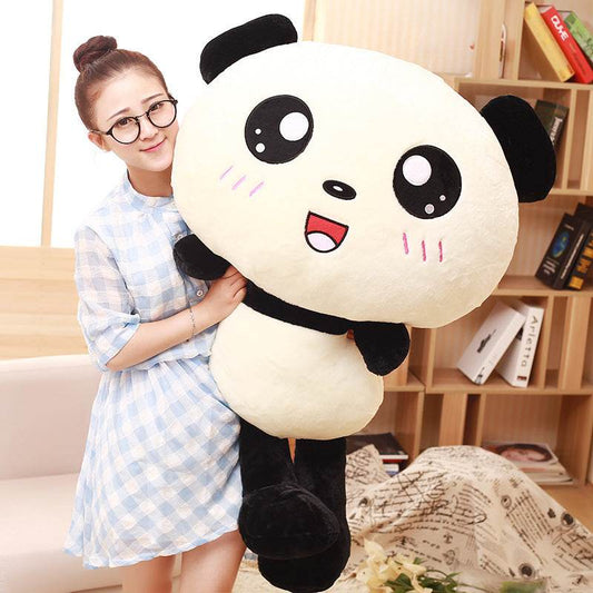 70cm Kawaii Big Head Panda Plush Toys Stuffed Soft Animal Pillow Cute Bear Gift for Children Kids Baby Girls Birthday Gift - ProTrendyz