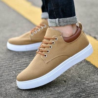 Breathable mens casual canvas sport shoes - ProTrendyz