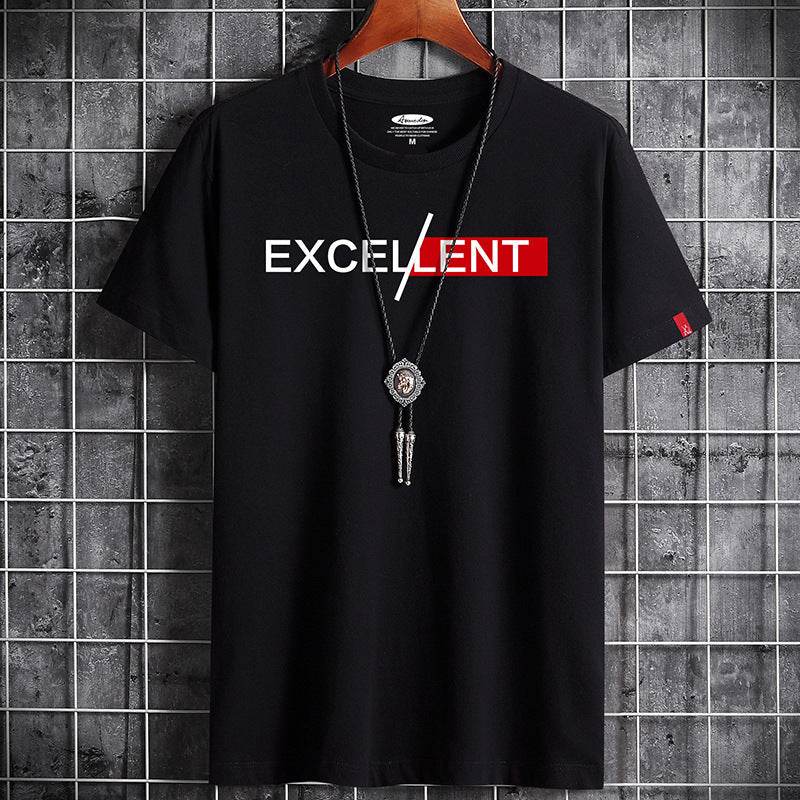 Cotton Summer Men's Short-sleeved T-shirt Bottoming Shirt Top Clothes For Men - ProTrendyz