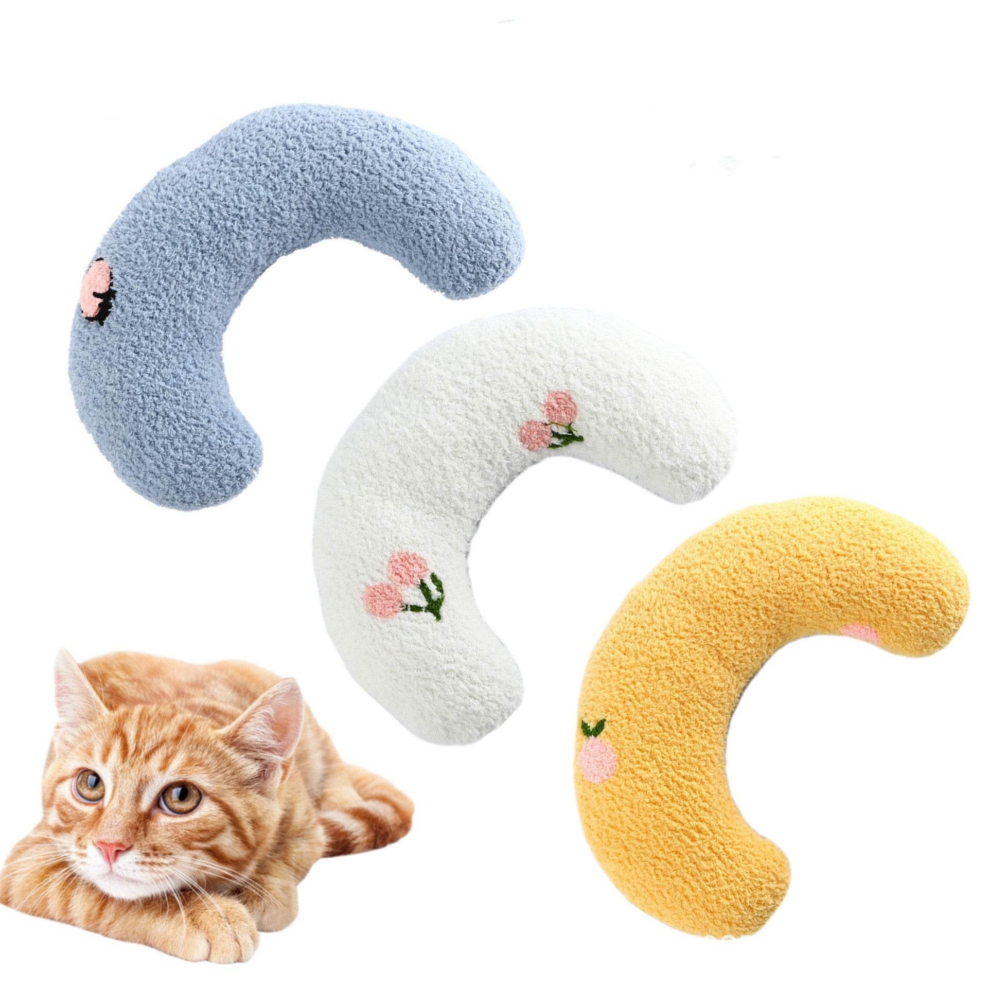 Little Pillow For Cats Fashion Neck Protector Deep Sleep Puppy U-Shaped Pillow Pets Pillow Kitten Headrest Dog Sleeping Pillow Pet Products - ProTrendyz