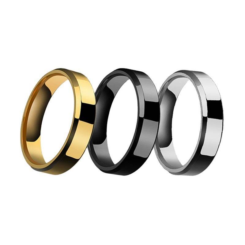 Niche Rings For Men And Women Stainless Steel Couple Rings - ProTrendyz