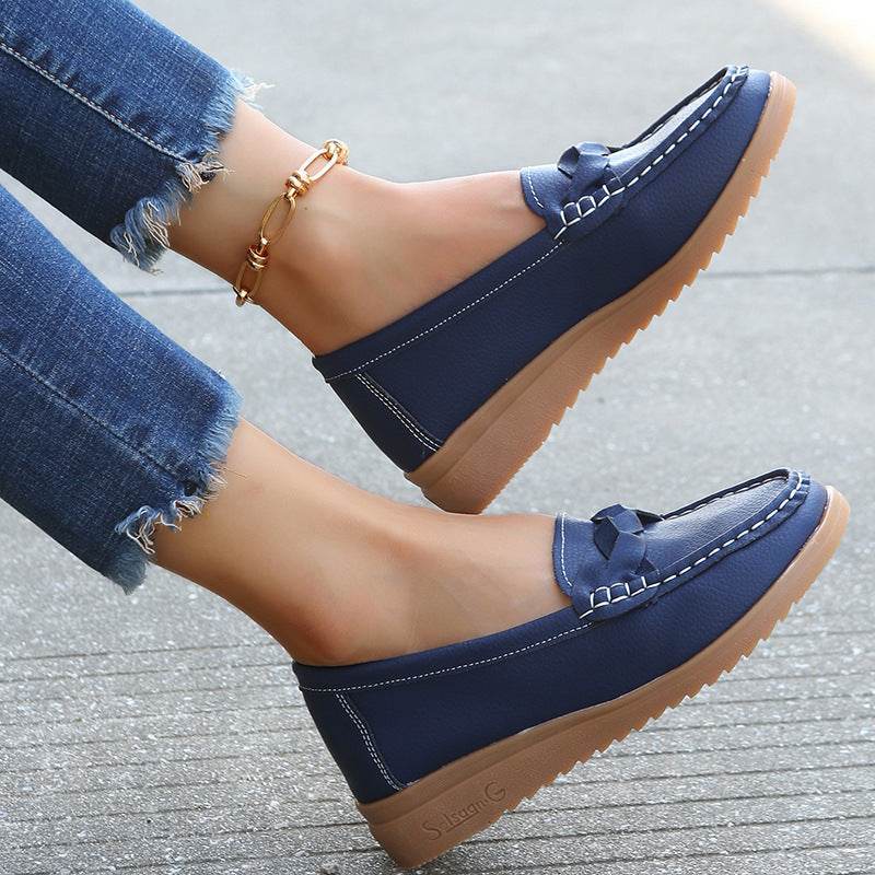 Women Flats Shoes Weave Design Soft Spring Summer Shoes - ProTrendyz
