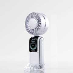 Creative Digital Display Refrigeration Ice Compress Turbine High-speed Handheld Fan - ProTrendyz