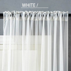 Modern And Simple Pure Color Cotton And Linen Window Screen - ProTrendyz