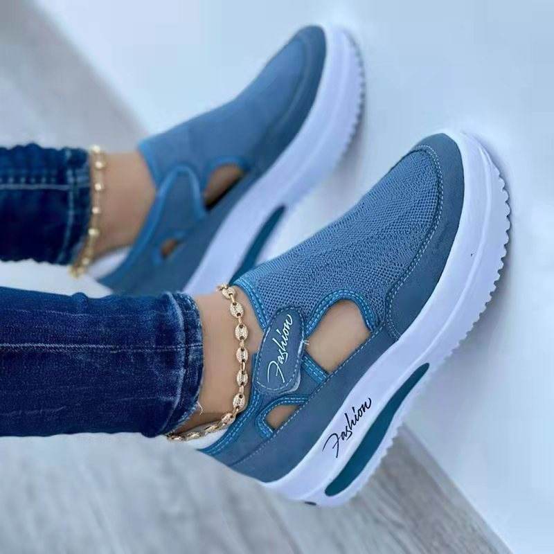 Women's Sneakers Summer New Ladies Casual Low Wedge Breathable Non-Slip Comfort Feamle Sport Shoes Mesh Shoes Fashion Style - ProTrendyz