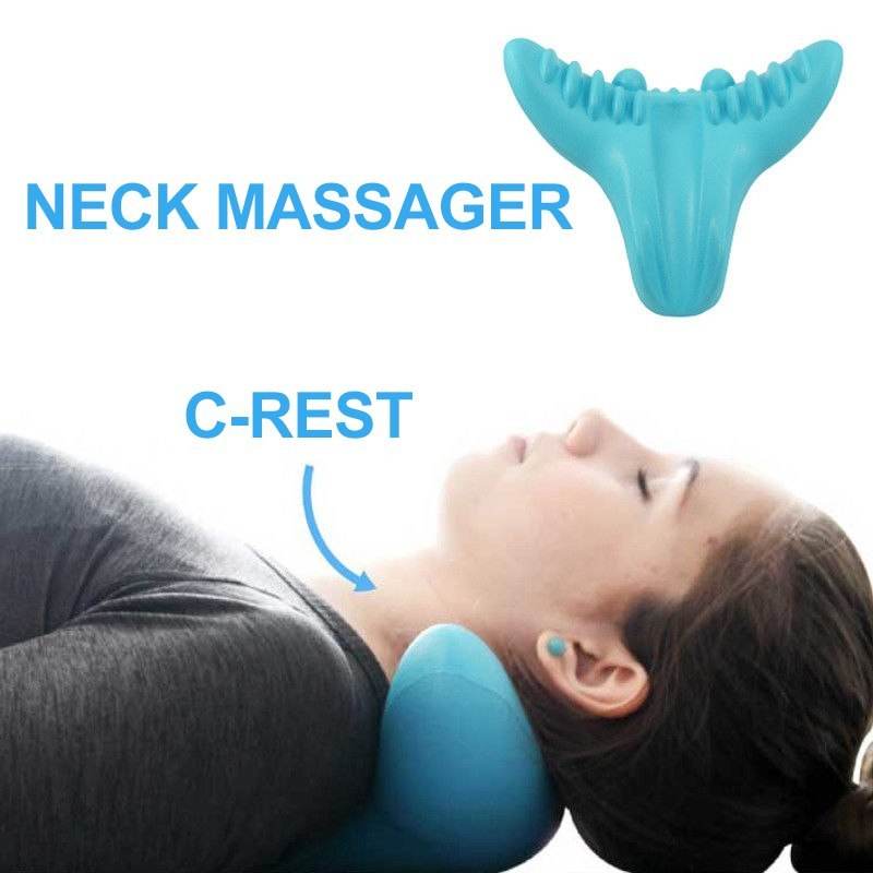Shiatsu massage pillow C-rest neck and neck cervical spine relaxation muscle memory foam pillow - ProTrendyz
