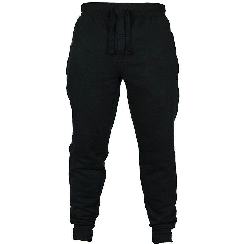 Men's Solid Color Drawstring Fleece Casual Pants - ProTrendyz