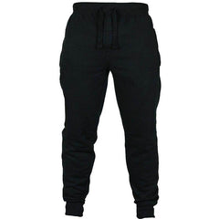 Men's Solid Color Drawstring Fleece Casual Pants - ProTrendyz
