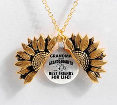 Sunflower Double-layer Lettering Necklace - ProTrendyz