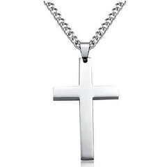 Classic Cross Necklace Men's Pendant Fashion Stainless Steel Jewelry - ProTrendyz