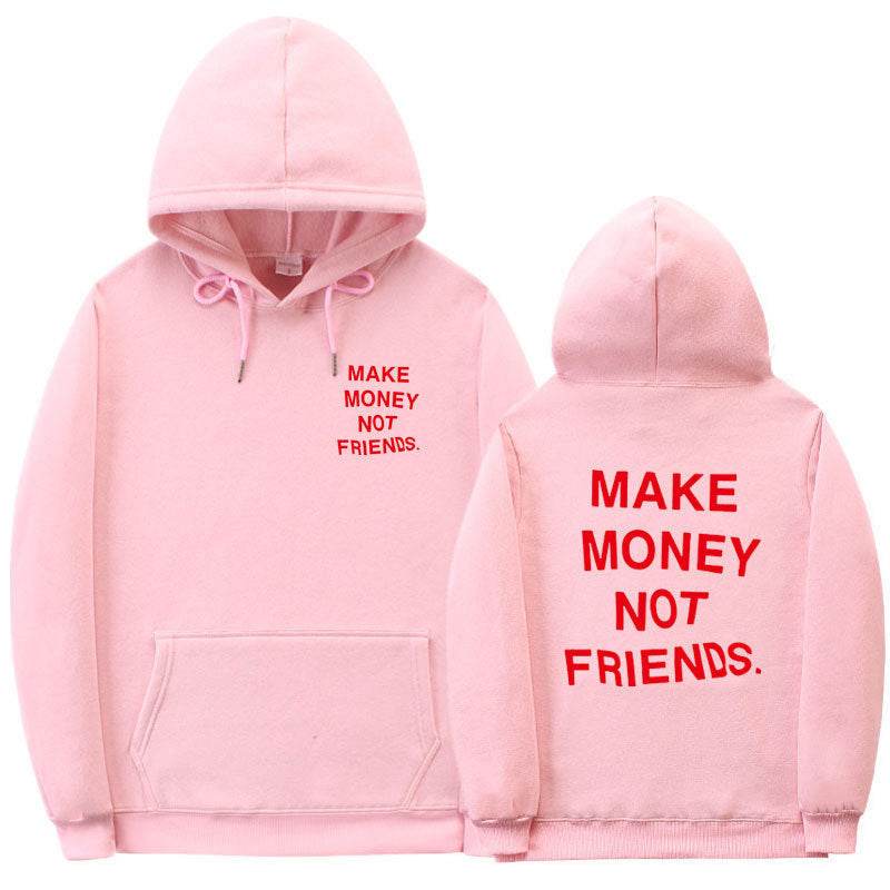 Letter printed Hoodie men's and women's fleece hoodies - ProTrendyz