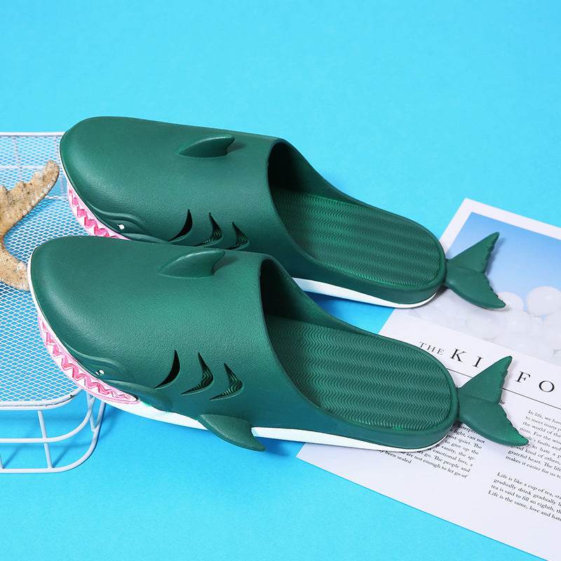 Shark Slippers Beach Shoes Home Flat Slippers Women Men - ProTrendyz