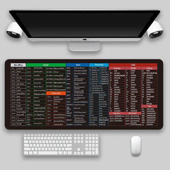Shortcut Key Mouse Pad Oversized Thickened Desk Keyboard Pad - ProTrendyz