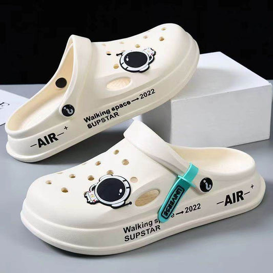 Astronaut Decor Slippers Summer Indoor Home Shoes Outdoor Garden Clogs Shoes - ProTrendyz