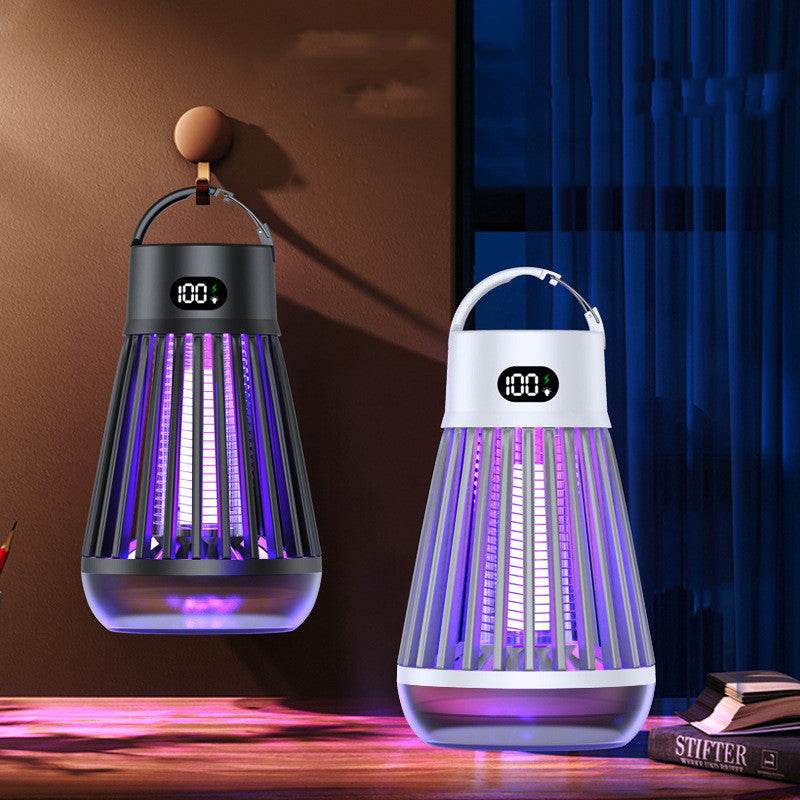 Digital Display Mosquito Killer Lamp Electric Shock Mosquito Trap Light Radiationless Insect Repellent Trap For Bedroom Outdoor Summer Gadgets - ProTrendyz