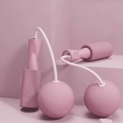 Training Jump Rope Set Fitness Jump Ropes And Silicone Handles For Women Men Kids With Speed Cordless Ball Adjustable Anti-Tangle PVC Wire Rope For Fitness Crossfit Indoor Outdoor Workout - ProTrendyz