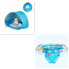 Baby Beach Tent Portable Shade Pool UV Protection Sun Shelter For Infant Outdoor Toys Child Swimming Pool Play House Tent Toys - ProTrendyz