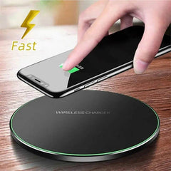 Wireless Charger For I-Phone Fast Wireless Charging Pad For Sam-sung High Speed Smart Light - ProTrendyz