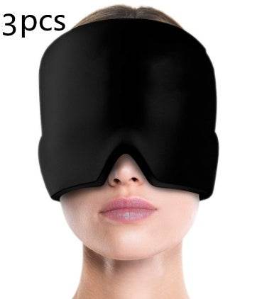 Ice Compress Headache Eye Mask Hat Relief For Migraines, Stress, And Tension Massage Tool - ProTrendyz