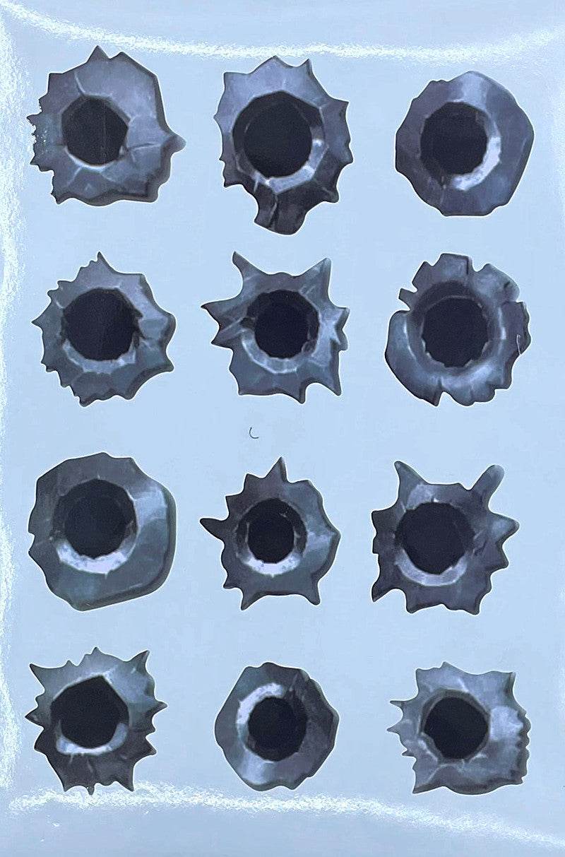 Simulation Bullet Hole Car Sticker, Car Bullet Hole Crack Car Sticker - ProTrendyz