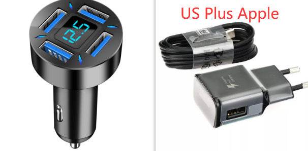 Four-port Car Charger 4USB Car Charger - ProTrendyz