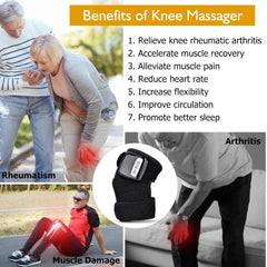 Electric Infrared Heating Knee Massager Wrap Elbow Joint Support Vibration Therapy Physiotherapy Machine Pain Relief Massageador - ProTrendyz
