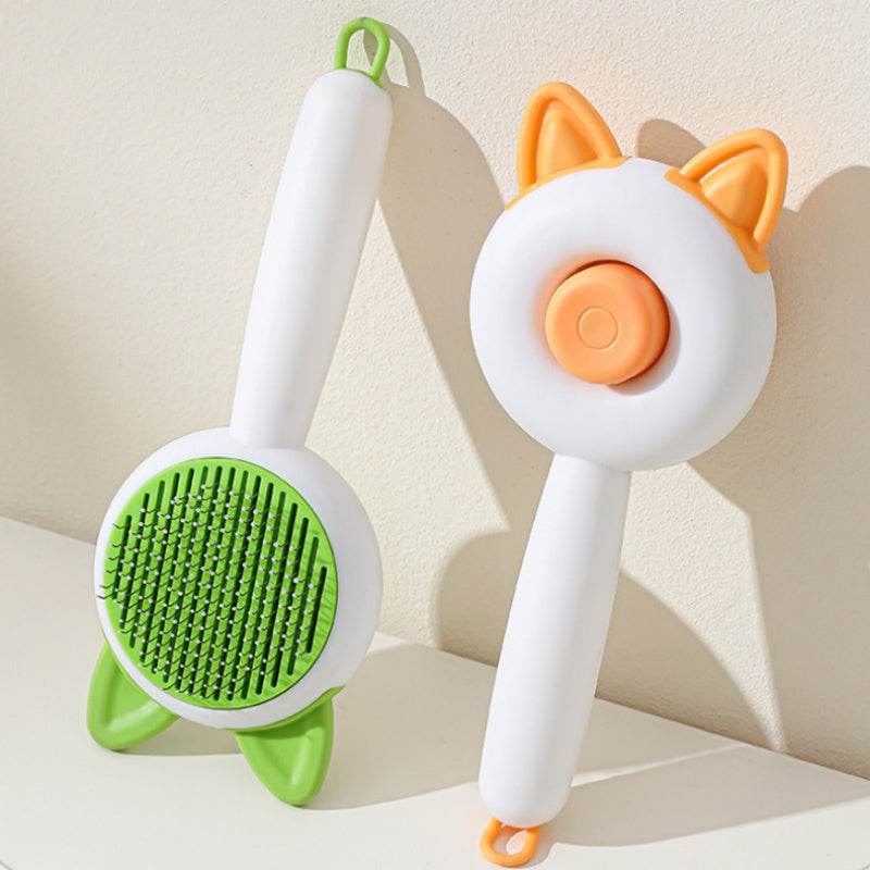 Pet Dog Brush Cat Comb Self Cleaning Pet Hair Remover Brush For Dogs Cats Grooming Tools Pets Dematting Comb Dogs Accessories Pet Products - ProTrendyz